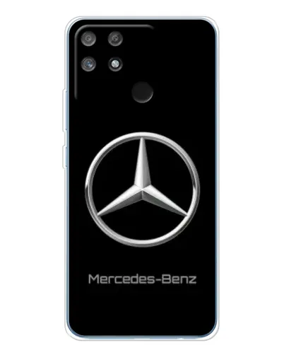 Чехол для Realme NARZO 80 Lite 4G с картинкой «Mercedes Silver Logo»