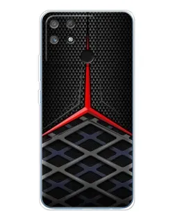 Чехол для Realme NARZO 80 Lite 4G с картинкой «Mercedes Carbon Grid»