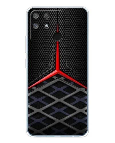 Чехол для Realme NARZO 80 Lite 4G с картинкой «Mercedes Carbon Grid»