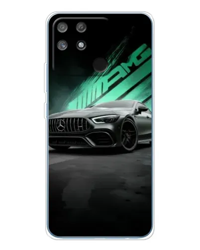 Чехол для Realme NARZO 80 Lite 4G с картинкой «Темный Mercedes AMG»