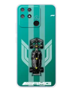 Чехол для Realme NARZO 80 Lite 4G с картинкой «Mercedes AMG Petronas»