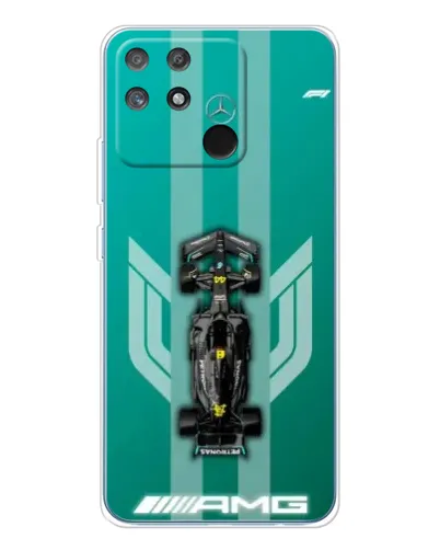 Чехол для Realme NARZO 80 Lite 4G с картинкой «Mercedes AMG Petronas»