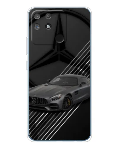 Чехол для Realme NARZO 80 Lite 4G с картинкой «Mercedes AMG — графика»