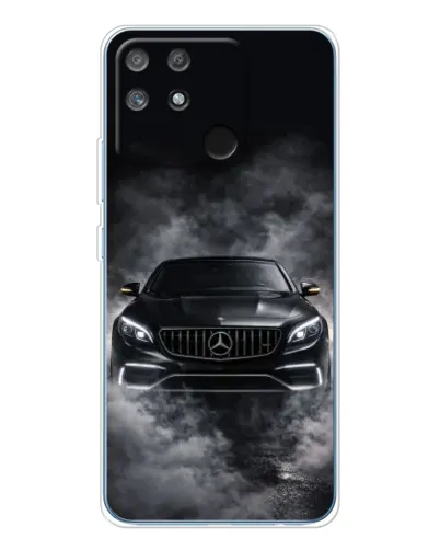 Чехол для Realme NARZO 80 Lite 4G с картинкой «Mercedes в дыму»