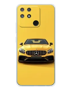 Чехол для Realme NARZO 80 Lite 4G с картинкой «Желтый Mercedes GT»