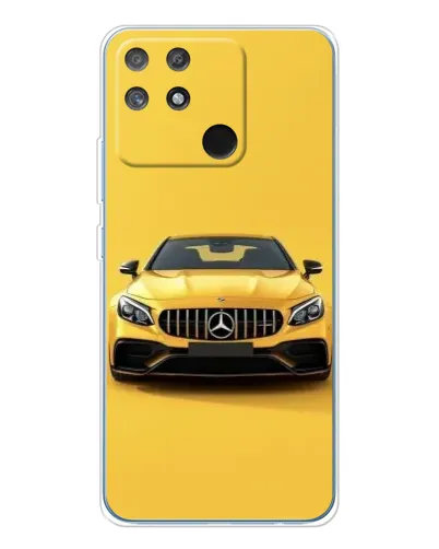 Чехол для Realme NARZO 80 Lite 4G с картинкой «Желтый Mercedes GT»