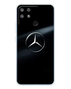 Чехол для Realme NARZO 80 Lite 4G с картинкой «Mercedes на металле»