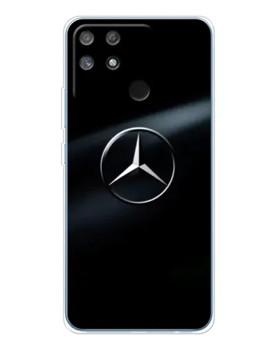 Чехол для Realme NARZO 80 Lite 4G с картинкой «Mercedes на металле»