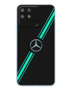 Чехол для Realme NARZO 80 Lite 4G с картинкой «Спортивные линии Mercedes»