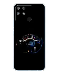 Чехол для Realme NARZO 80 Lite 4G с картинкой «Салон Audi — руль» Чехол для Realme NARZO 80 Lite 4G с картинкой «Салон Audi — руль»