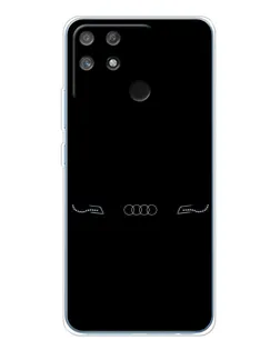 Чехол для Realme NARZO 80 Lite 4G с картинкой «Audi — световой подпись»