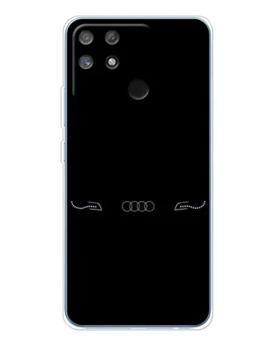 Чехол для Realme NARZO 80 Lite 4G с картинкой «Audi — световой подпись»