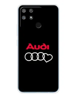 Чехол для Realme NARZO 80 Lite 4G с картинкой «Логотип Audi Heart»