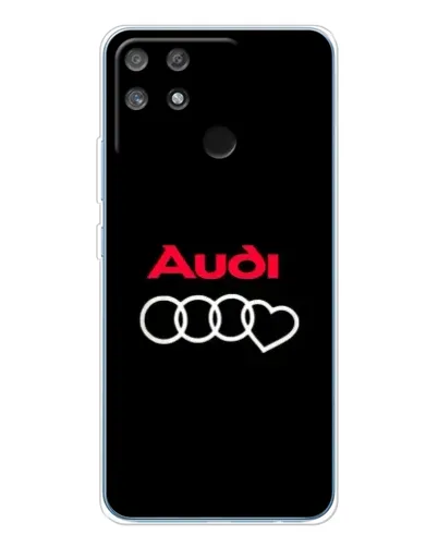 Чехол для Realme NARZO 80 Lite 4G с картинкой «Логотип Audi Heart»