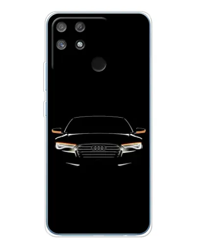 Чехол для Realme NARZO 80 Lite 4G с картинкой «Audi — ночной контур»