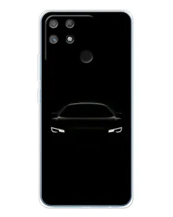 Чехол для Realme NARZO 80 Lite 4G с картинкой «Взгляд Audi в темноте»