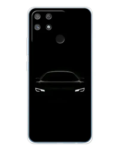 Чехол для Realme NARZO 80 Lite 4G с картинкой «Взгляд Audi в темноте»