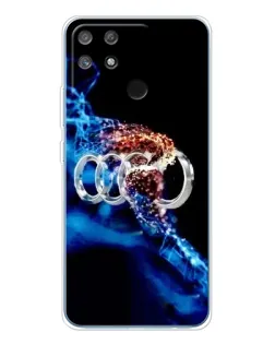 Чехол для Realme NARZO 80 Lite 4G с картинкой «Энергия лого Audi»