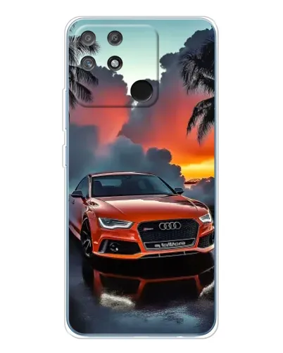 Чехол для Realme NARZO 80 Lite 4G с картинкой «Audi — закат»