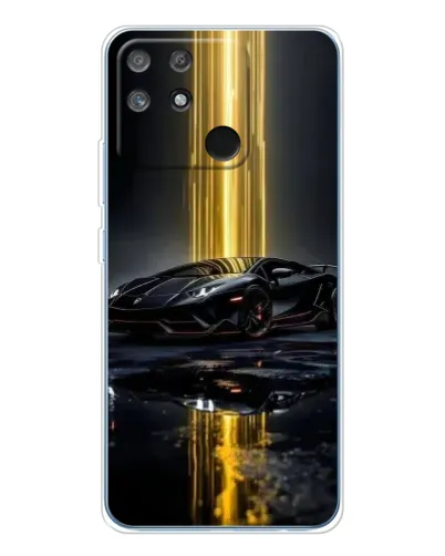 Чохол для Realme NARZO 80 Lite 4G з картинкою «Нічний Lamborghini драйв»