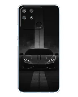 Чохол для Realme NARZO 80 Lite 4G з картинкою «Lamborghini симетрія доріг»