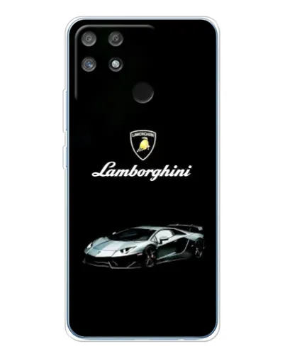 Чохол для Realme NARZO 80 Lite 4G з картинкою «Логотип Lamborghini класика»