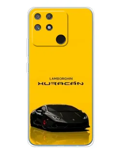Чохол для Realme NARZO 80 Lite 4G з картинкою «Lamborghini Huracan чорний»