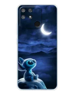 Чехол для Realme NARZO 80 Lite 4G с картинкой «Лунная ночь Стича»