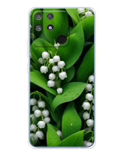Чохол для Realme NARZO 80 Lite 4G з картинкою «Конвалії в зелені»