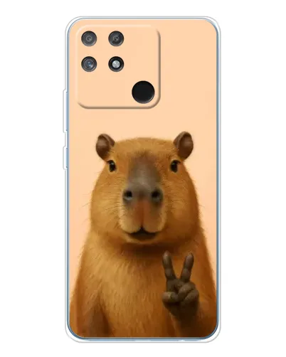 Чехол для Realme NARZO 80 Lite 4G с картинкой «Капибара виктория» Чехол для Realme NARZO 80 Lite 4G с картинкой «Капибара виктория»