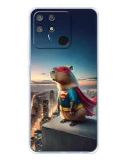 Чехол для Realme NARZO 80 Lite 4G с картинкой «Капи-мен супергерой»