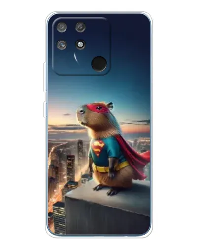 Чехол для Realme NARZO 80 Lite 4G с картинкой «Капи-мен супергерой» Чехол для Realme NARZO 80 Lite 4G с картинкой «Капи-мен супергерой»