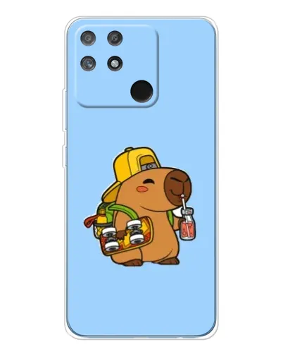 Чехол для Realme NARZO 80 Lite 4G с картинкой «Капибара на скейте» Чехол для Realme NARZO 80 Lite 4G с картинкой «Капибара на скейте»