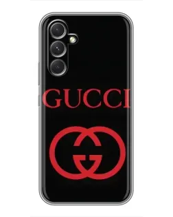 Чехол для Realme Narzo 80 Lite 5G с картинкой «Gucci — красный логотип»