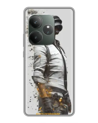 Чехол для Realme Narzo 90 с картинкой «PUBG — боец в пыли»