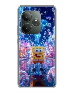 Чехол для Realme Narzo 90 с картинкой «Неоновый океан»