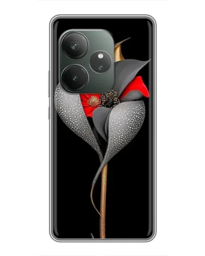 Чехол для Realme Narzo 90 с картинкой «Серебряный фантазийный цветок» Чехол для Realme Narzo 90 с картинкой «Серебряный фантазийный цветок»