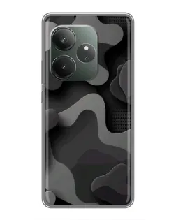 Чехол для Realme Narzo 90 с картинкой «Темный абстрактный камуфляж» Чехол для Realme Narzo 90 с картинкой «Темный абстрактный камуфляж»