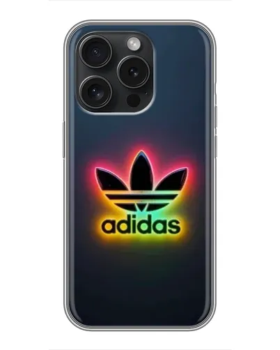Чехол для Realme Narzo Power с картинкой «Неоновый Adidas»