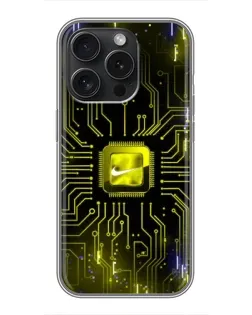 Чохол для Realme Narzo Power з картинкою «Nike — золота іскра»