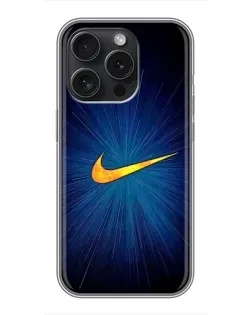 Чехол для Realme Narzo Power с картинкой «Синий пульс Nike»