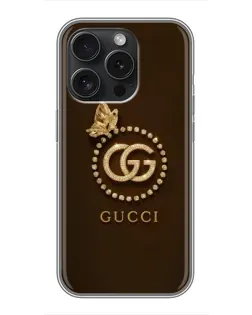 Чехол для Realme Narzo Power с картинкой «Gucci — золотая бабочка»