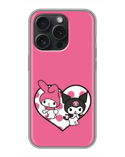 Чохол для Realme Narzo Power з картинкою «Kuromi та My Melody»