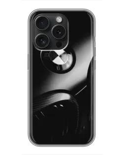 Чехол для Realme Narzo Power с картинкой «Эмблема BMW — макро»