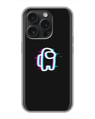Чехол для Realme Narzo Power с картинкой «Among Us неон»