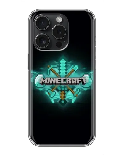 Чохол для Realme Narzo Power з картинкою «Minecraft Diamond лого»