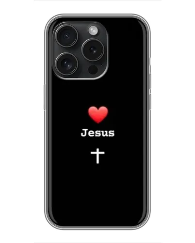 Чехол для Realme Narzo Power с картинкой «Сердце - Jesus»