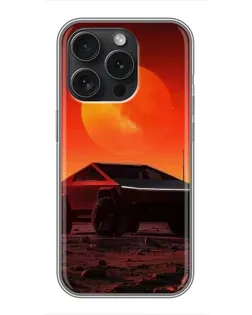Чохол для Realme Narzo Power з картинкою «Cybertruck на Марсі»