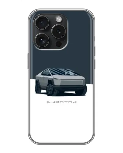 Чохол для Realme Narzo Power з картинкою «Сріблястий Cybertruck Tesla» Чохол для Realme Narzo Power з картинкою «Сріблястий Cybertruck Tesla»