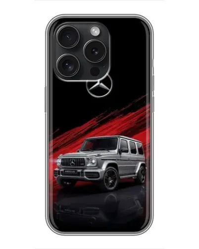 Чехол для Realme Narzo Power с картинкой «Mercedes G-Class красный»